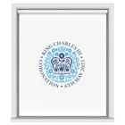 King Charles Coronation 2023 Emblem Blue Blinds Uk