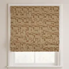 Pinto Rust Deluxe Roman Blinds
