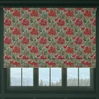House Llewelyn-bowen Down The Dilly Printed Velvet Made To Measure Roman Blind Crimson