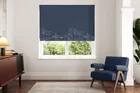 Ted Baker Rhapsody Navy - Designer Roman Blind