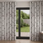 Laura Ashley Animalia Embroidered Pale Dove Grey Wave Curtain Blinds Uk