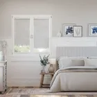 Stick On Oscar Matte Light Grey L-shaped Venetian Blind - 25mm Slat