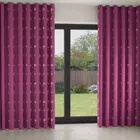 Sara Miller Flamingo Pink Wave Curtain Blinds Uk