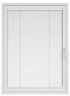 Gloss Pure White Stickfitlite Aluminium Blind