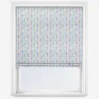 Cath Kidston Wiggle Rose Blue Roman Blind
