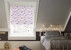 Butterfly Garden Enchanting Purples - Roman Blind