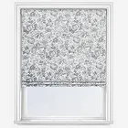 Camengo Celestine Tissu Noir Fusain Roman Blind