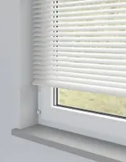 Expressions Highshine White Faux Wooden Blind - 50mm