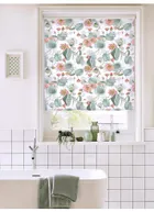 Sacred Lotus Natural Floral Roller Blind By Boon &amp; Blake