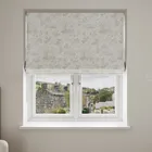 Laura Ashley Toile De Jouy Silver No Drill Blinds Uk