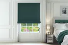 Linosa Teal - Velour Roman Blind