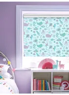 Under The Sea Sky Blackout Cordless Spring Loaded Roller Blind