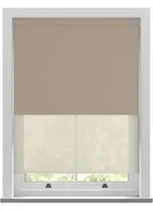 Bella Hessian And Echo Cream Double Roller Blind