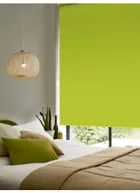 Lime Green Blackout Cordless Spring Loaded Roller Blind