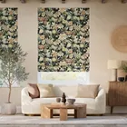 Passionflower Fawn Roman Blind