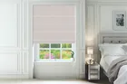 Lauper Ecru - Basketweave Roman Blind