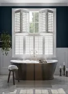 Silk White Tier On Tier Shutter