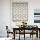 Little Orchard Soft Blue Roman Blind