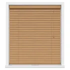 Terracotta Oak Real Wood Motorised Uk - Motorised Blinds