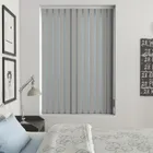 Plain Pvc Blackout Made To Measure Vertical Blind Granite