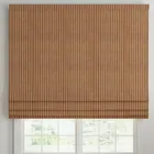 Ante Decor Burgess Printed Cotton Stripe Made To Measure Roman Blind Sienna