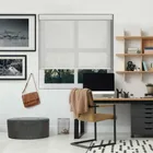 Ribbon Solar White No Drill Roller Blind