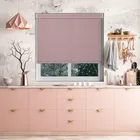 Origin Pastel Pink No Drill Roller Blind
