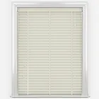 Plass Classic Cream With Tapes Faux Wood Venetian Blind