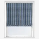 Cromer Stripe Indigo Roman Blind