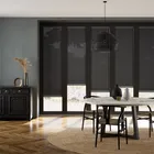 Bifold Clickfit Voile Charcoal Grey Pleated Blind