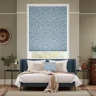 William Morris Duoshade Sunflower Vintage Blue Thermal Blind