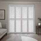 Pure White Full Height Plantation Shutters Blinds Uk