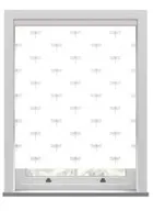 Sara Miller Dragonfly White Roller Blind