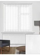 Tangle White 89mm Daylight Vertical Blind