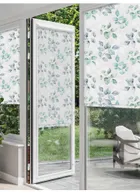 Ash Leaf Sky Blue Perfect Fit® Roller Blind