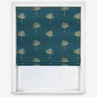 Sara Miller Small Palm Tree Forest Green Roman Blind