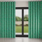 Sara Miller Little Leaves Green Wave Curtain Blinds Uk