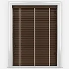 Hikari Bamboo Red Wood With Clay Tapes Wooden Venetian Blind