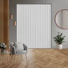 Nova Chalk White Rigid Pvc Vertical Blind