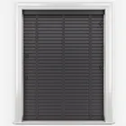 Prime Timberlux Bamboo Cinder With Anthracite Tapes Wooden Venetian Blinds