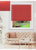 Matte Rouge 25mm Aluminium Venetian Blind
