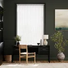 Grazia White Vertical Blind