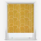 Sonova Studio Arch Deco Gold Roller Blind