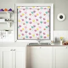 Odi Plum No-drill Roller Blind - Easy Install Window Shade