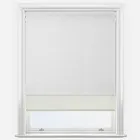 Double Roller Plaza Whisper & Cream Double Roller Blind