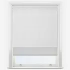 Double Roller Voga Blackout White & Grey Double Roller Blind