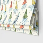 Laura Ashley A'hoy Sail Boats Multi Motorised Blinds Uk