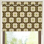 Orla Kiely Abacus Flower Blackout Made To Measure Roller Blind Conker