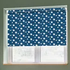 Magical Ocean Blue (blackout) Grip Fit Roller Blinds