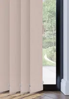 Pink Twill Blackout Vertical Blind